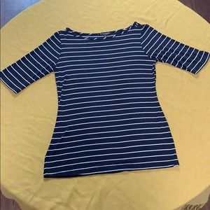 Green Envelope Elbow Sleeve Crewneck Tee
